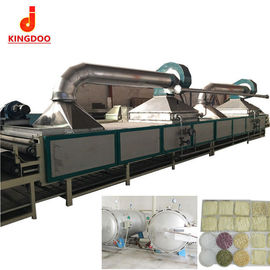 380V 415V Chow Mein Mie Membuat Mesin Dengan Konsumsi Uap 1800kg / H